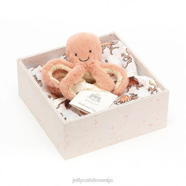 sl Jellycat večbarvni darilni set hobotnica odell P622749 igrača