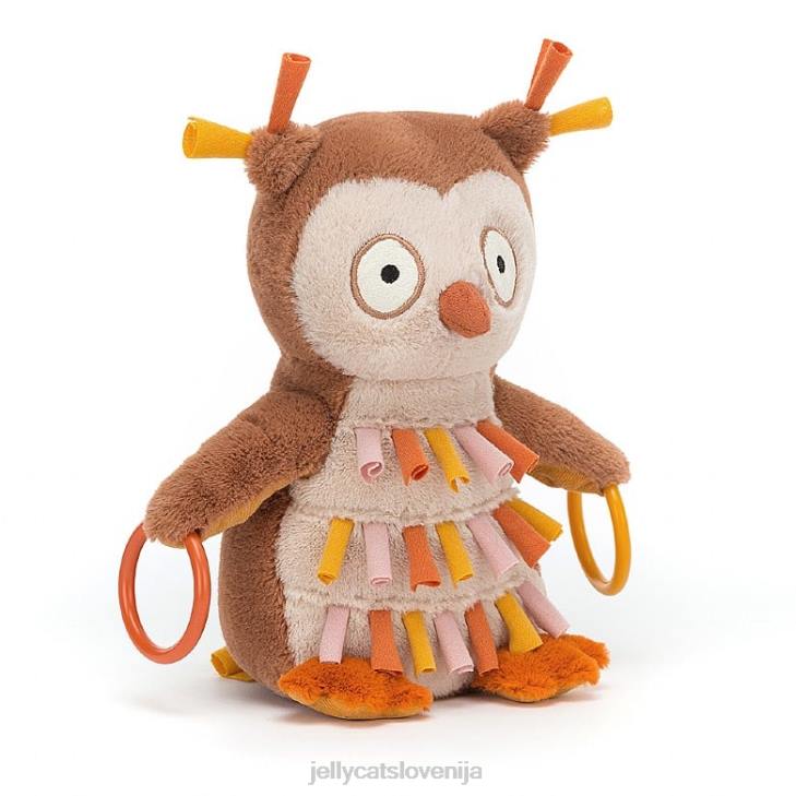 sl Jellycat happihoop sova večbarvna P622717 igrača