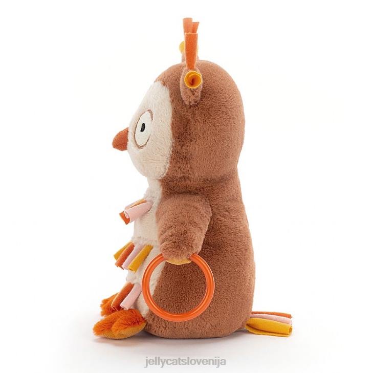 sl Jellycat happihoop sova večbarvna P622717 igrača
