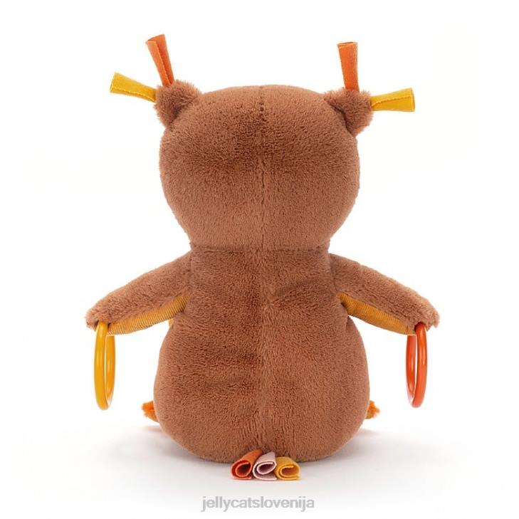 sl Jellycat happihoop sova večbarvna P622717 igrača