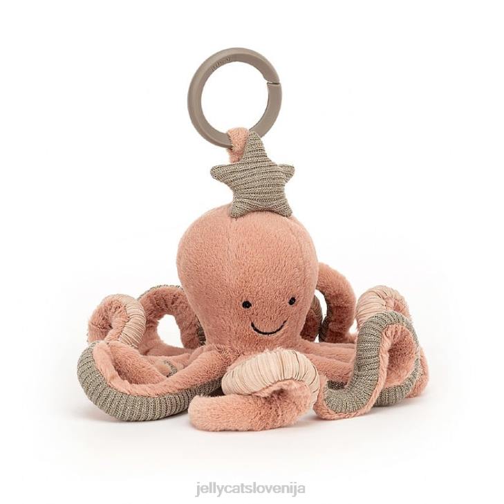 sl Jellycat odell hobotnica aktivnostna igrača apricot P622774 igrača