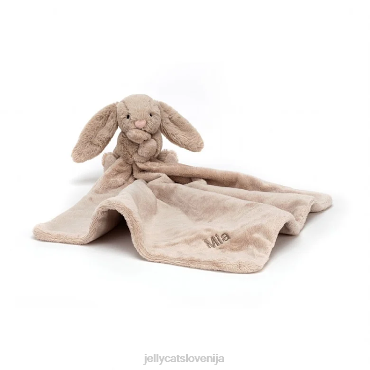 sl Jellycat personalizirana duda za sramežljivega zajčka bež P622238 igrača