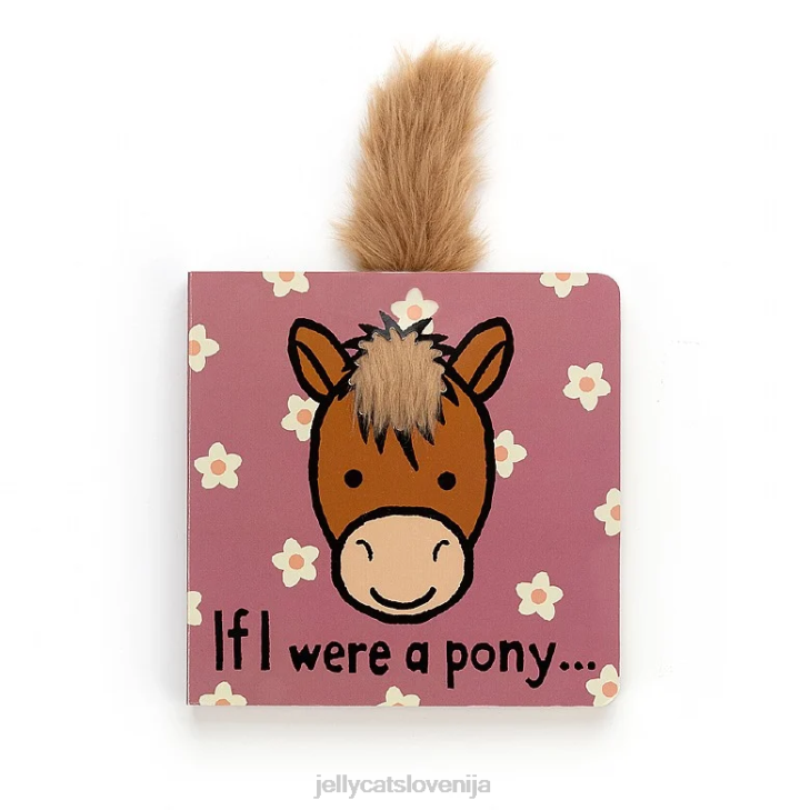 sl Jellycat če bi bil poni knjiga večbarvna P622707 knjiga