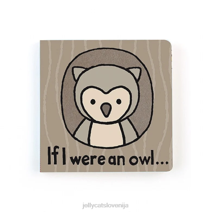 sl Jellycat če bi bil sova knjiga večbarvna P622699 knjiga