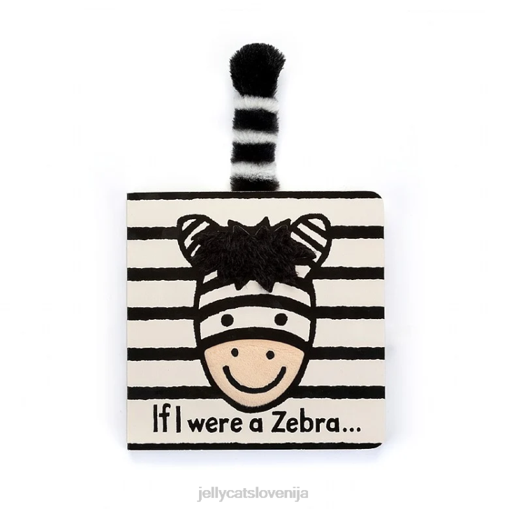 sl Jellycat če bi bil zebra tabla knjiga večbarvna P622776 knjiga