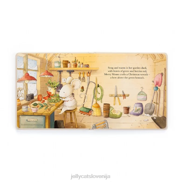 sl Jellycat knjiga vesela miška večbarvna P622182 knjiga