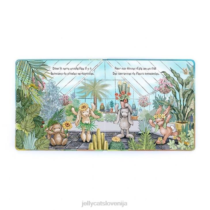 sl Jellycat lapin timide et ses petites aventures & sramežljiv zajček bež P622706 knjiga