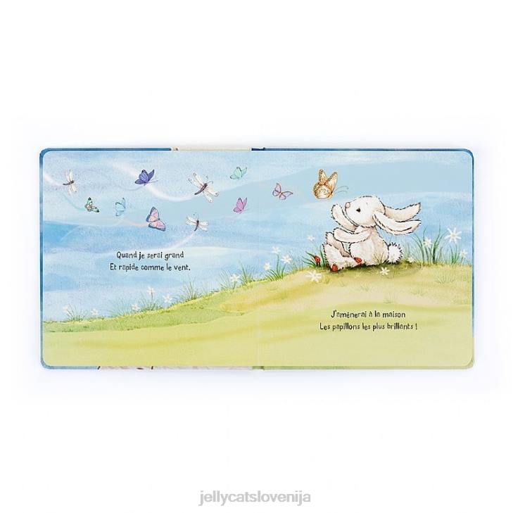sl Jellycat lapin timide veut grandir livre (ko bom velik) večbarvna P622720 knjiga