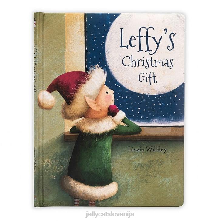 sl Jellycat leffyjeva božična darilna knjiga in večbarvna leffy elf P622352 knjiga