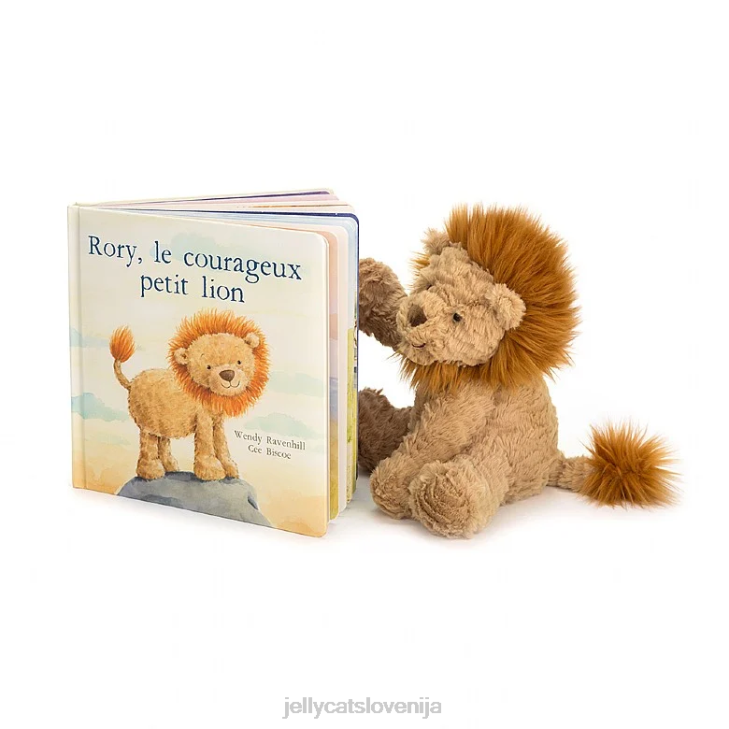 sl Jellycat rory le courageux petit lion & fuddlewuddle lion tan P622719 knjiga