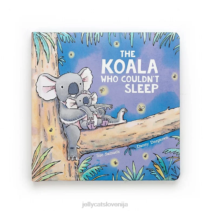 sl Jellycat večbarvna knjiga koala, ki ni mogla spati P622784 knjiga