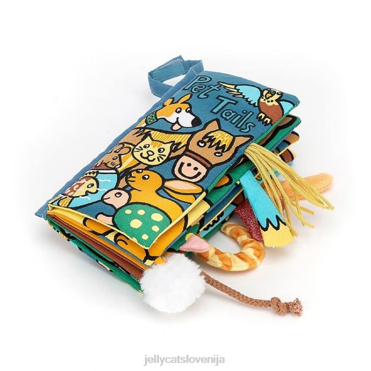 sl Jellycat pet tails knjiga večbarvna P622731 knjiga