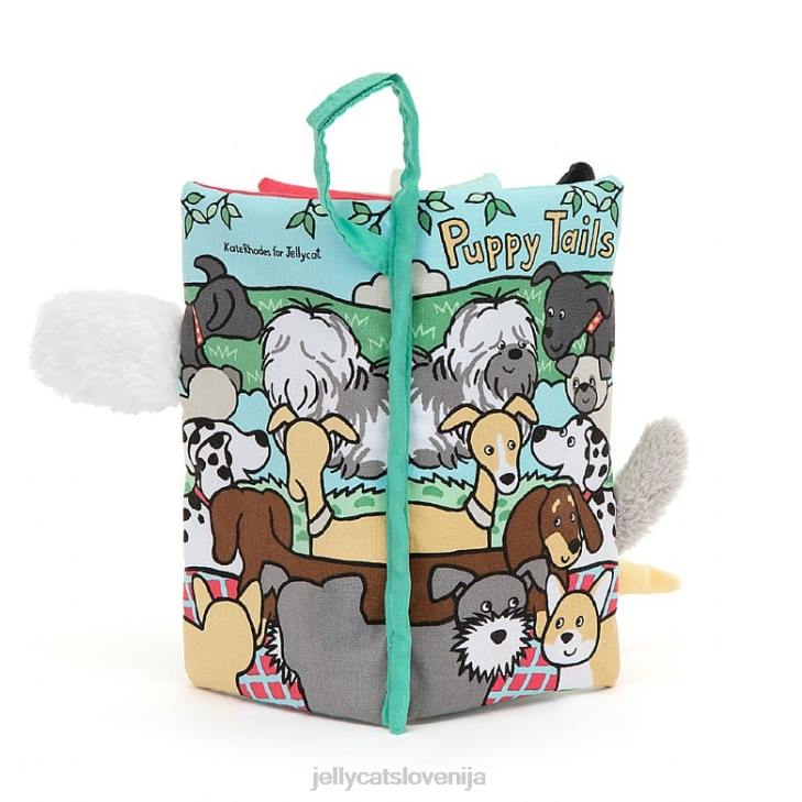 sl Jellycat puppy tails knjižica večbarvna P622803 knjiga
