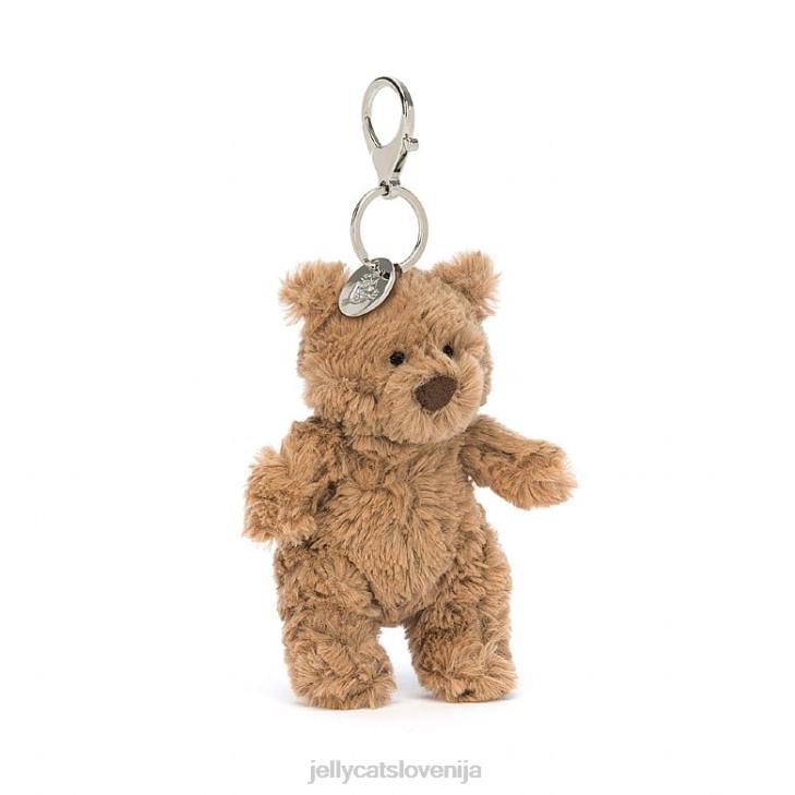 sl Jellycat Bartholomew bear bag charm rjava P62215 pripomoček