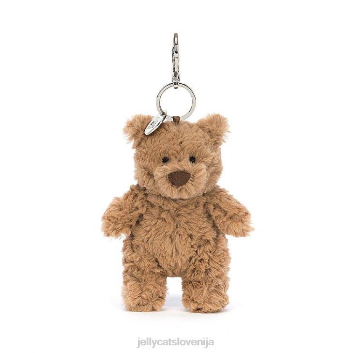 sl Jellycat Bartholomew bear bag charm rjava P62215 pripomoček