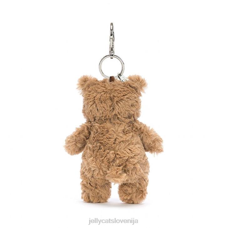 sl Jellycat Bartholomew bear bag charm rjava P62215 pripomoček