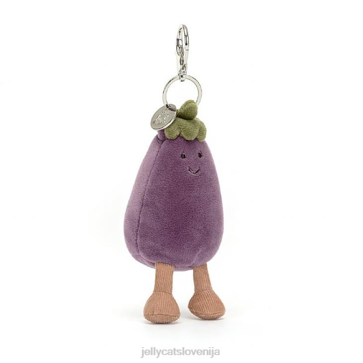 sl Jellycat Vivacious Aubergine bag charm purple P62275 pripomoček