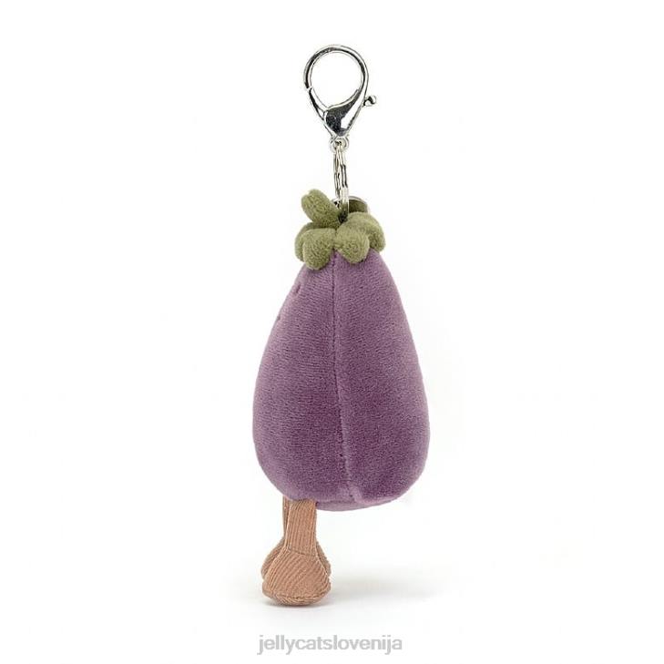 sl Jellycat Vivacious Aubergine bag charm purple P62275 pripomoček