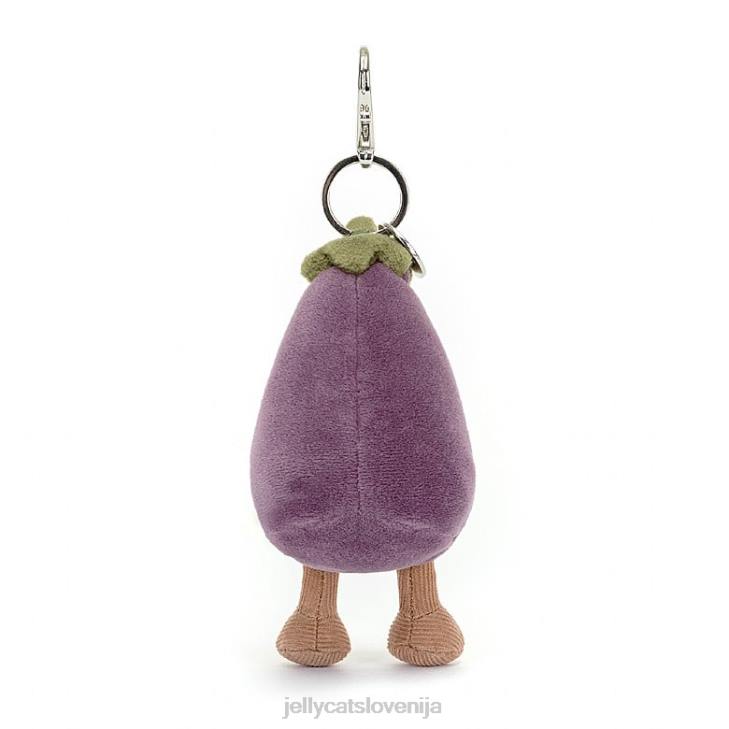 sl Jellycat Vivacious Aubergine bag charm purple P62275 pripomoček
