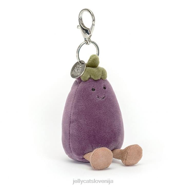 sl Jellycat Vivacious Aubergine bag charm purple P62275 pripomoček