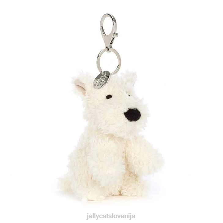 sl Jellycat munro scottie dog bag charm smetana P622642 pripomoček