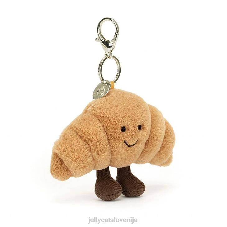 sl Jellycat zabavna vrečka za rogljičke charm bež P62217 pripomoček