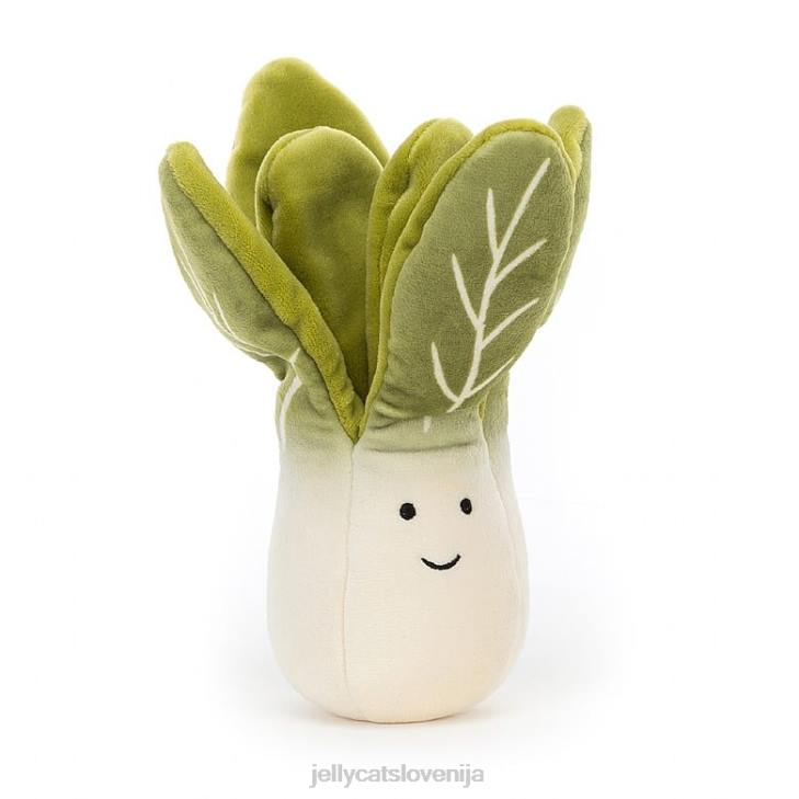 sl Jellycat živahna zelenjava bok choy zelena P622596 igrača