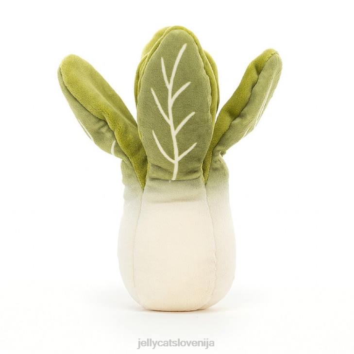 sl Jellycat živahna zelenjava bok choy zelena P622596 igrača