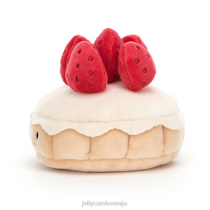 sl Jellycat lepa slaščičarna tarte aux fraises večbarvna P62226 igrača