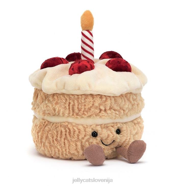 sl Jellycat zabavna večbarvna rojstnodnevna torta P622528 igrača