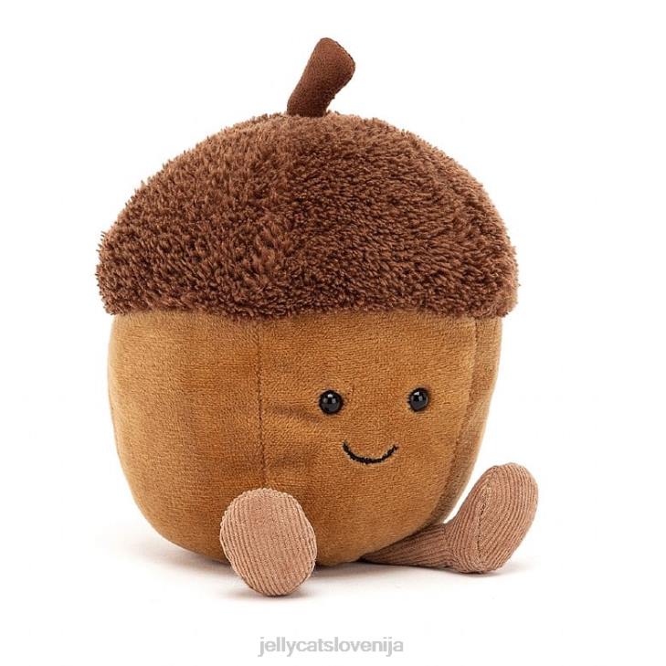 sl Jellycat zabavna želodovo rjava P622575 igrača