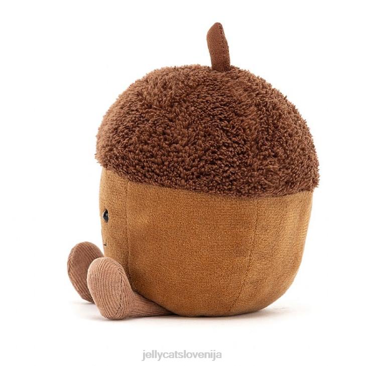 sl Jellycat zabavna želodovo rjava P622575 igrača