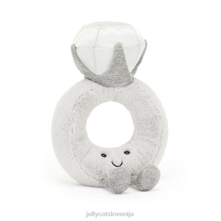 sl Jellycat zabaven diamantni prstan siv P622535 igrača