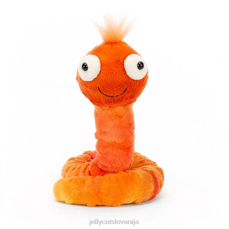 sl Jellycat winston črv oranžna P622121 igrača