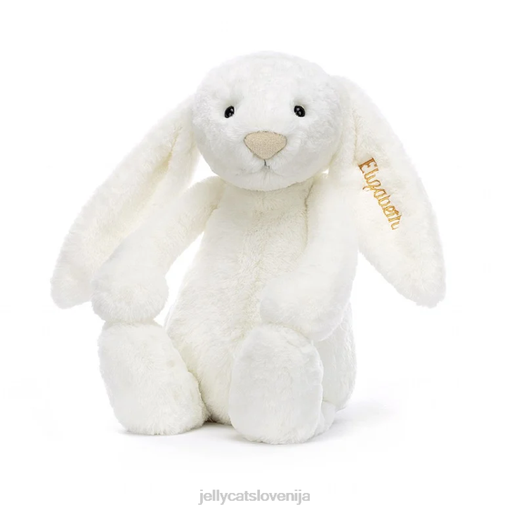 sl Jellycat personalizirana sramežljiva luksuzna zajčica luna velika bela P622715 igrača