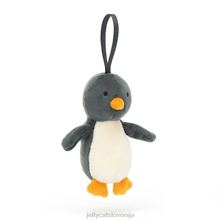 sl Jellycat praznični neumni pingvin črno-bel P62279 igrača