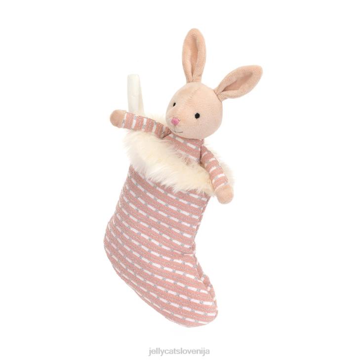 sl Jellycat svetleča nogavica zajček bež P622443 igrača