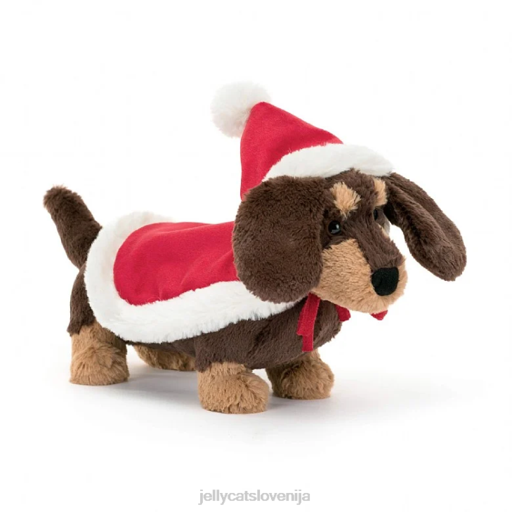 sl Jellycat zimski toplejši otto sausage dog brown P62229 igrača