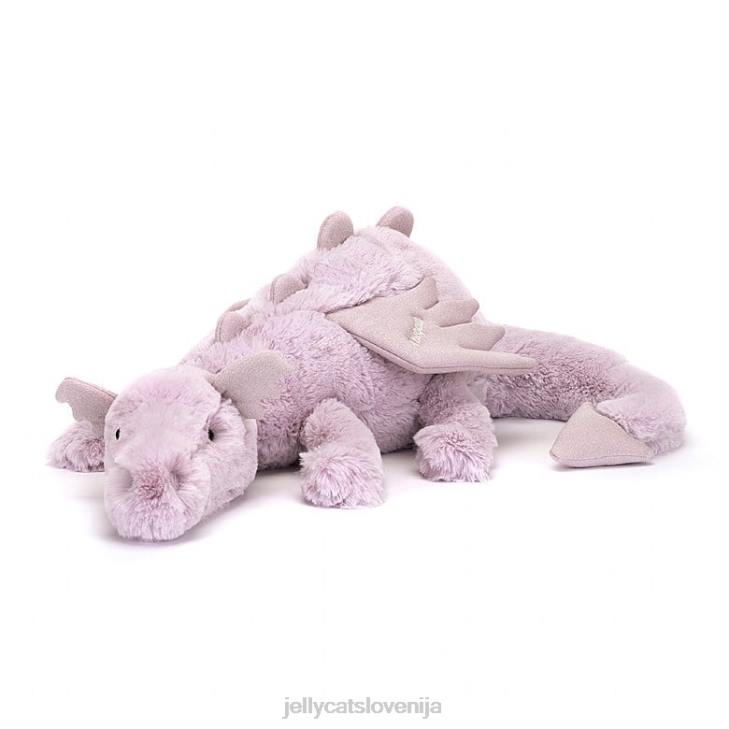 sl Jellycat personalizirana sivka zmaj ogromen lila P622456 igrača