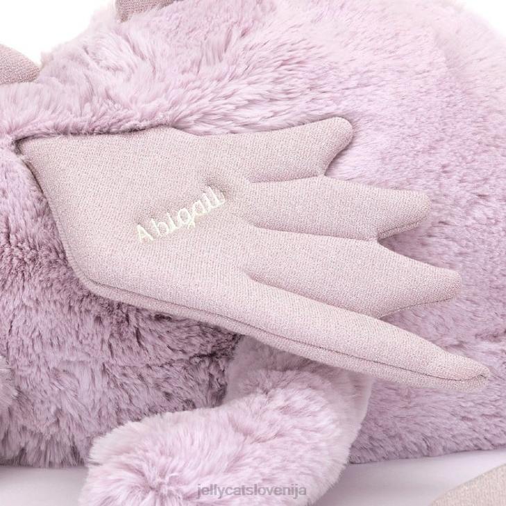 sl Jellycat personalizirana sivka zmaj ogromen lila P622456 igrača