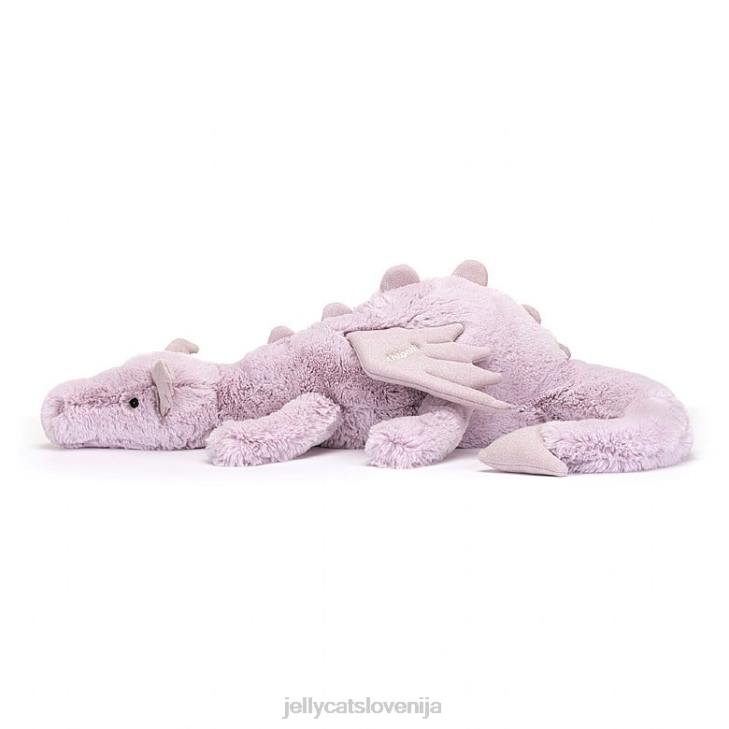sl Jellycat personalizirana sivka zmaj ogromen lila P622456 igrača