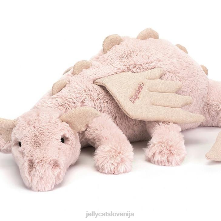 sl Jellycat personalizirana vrtnica Dragon ogromno roza P622523 igrača