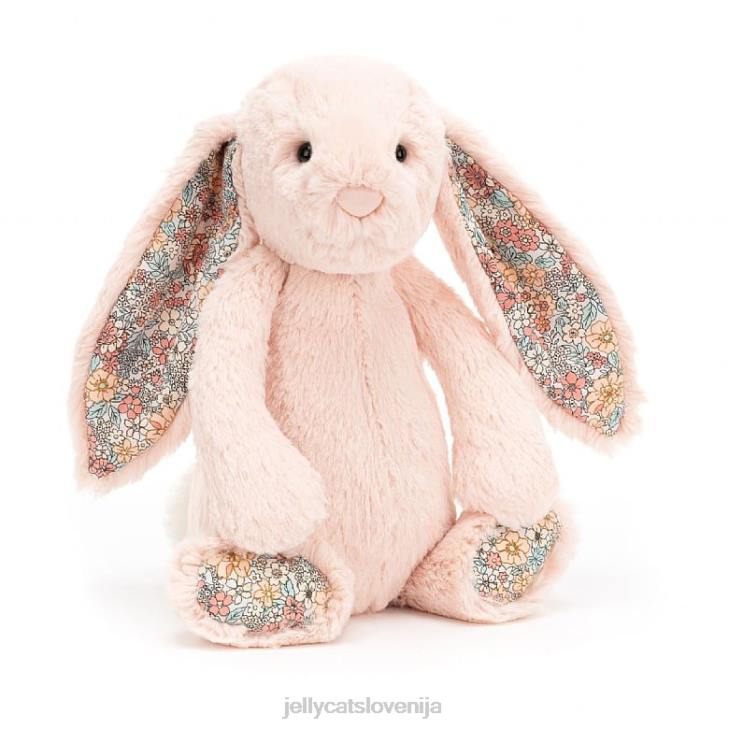sl Jellycat cvet rdečilo zajček breskev P622487 igrača