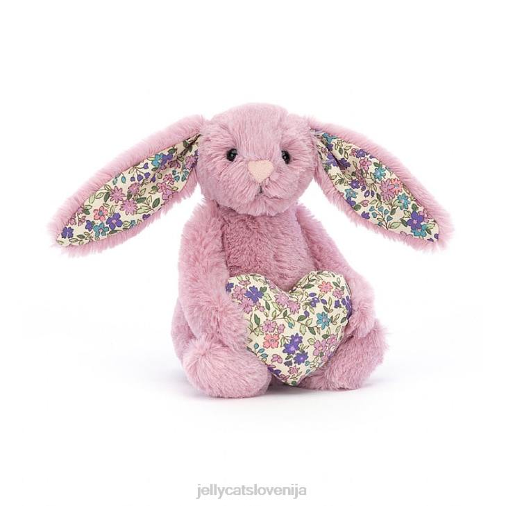 sl Jellycat cvetno srce tulipan zajček roza P622348 igrača