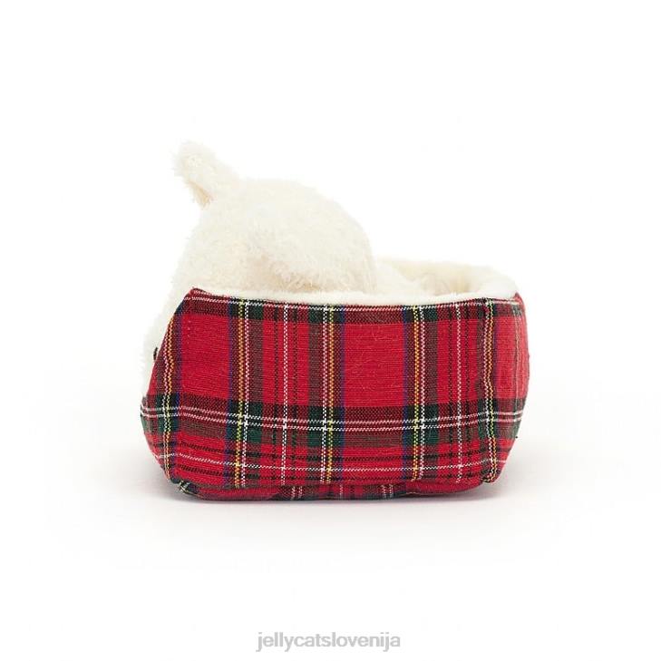 sl Jellycat napping nipper westie črno-belo P622289 igrača