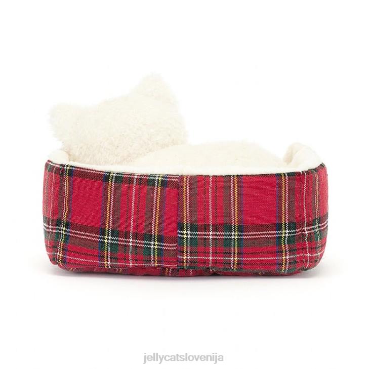 sl Jellycat napping nipper westie črno-belo P622289 igrača
