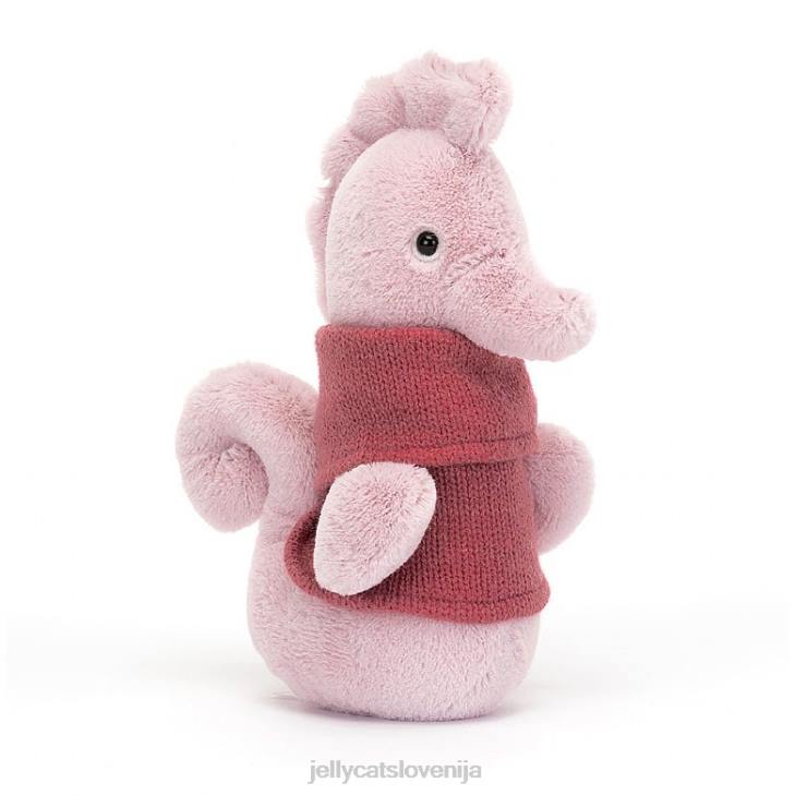 sl Jellycat cosy crew seahorse lila P622204 igrača