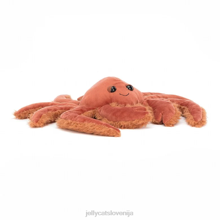 sl Jellycat vretenasta kraba oranžna P622444 igrača