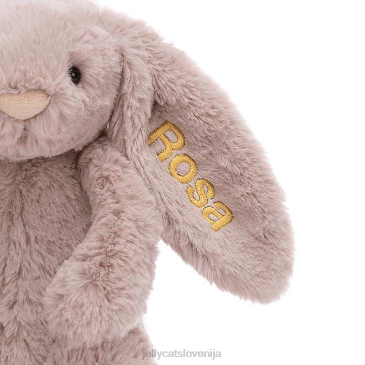 sl Jellycat personaliziran sramežljiv luksuzni zajček rosa srednje roza P622155 igrača