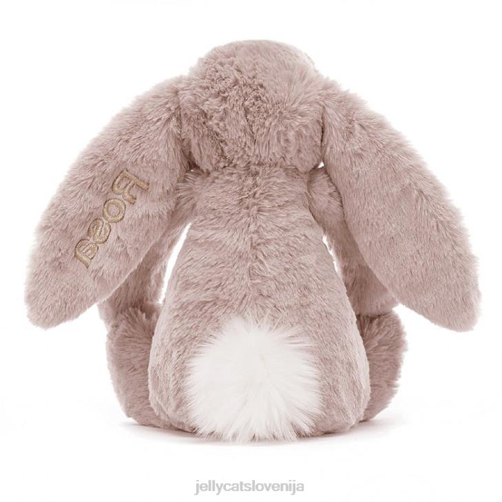 sl Jellycat personaliziran sramežljiv luksuzni zajček rosa srednje roza P622155 igrača